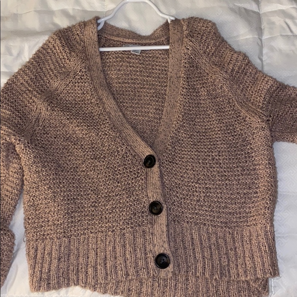 Light Pink Cropped Sweater